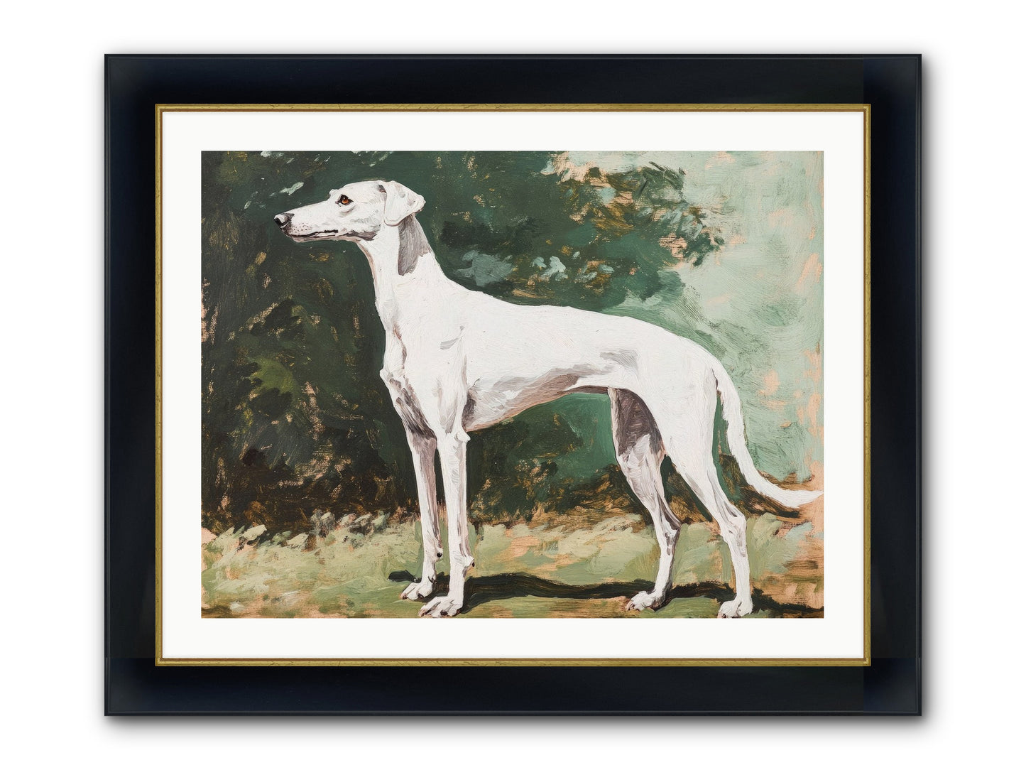 Velvet Hours Framed Print - Wide Black w/Gold 32x24