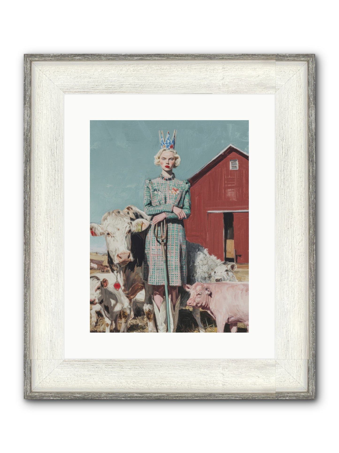 Velvet Ivy & Co. Framed Print - Driftwood White 12x16