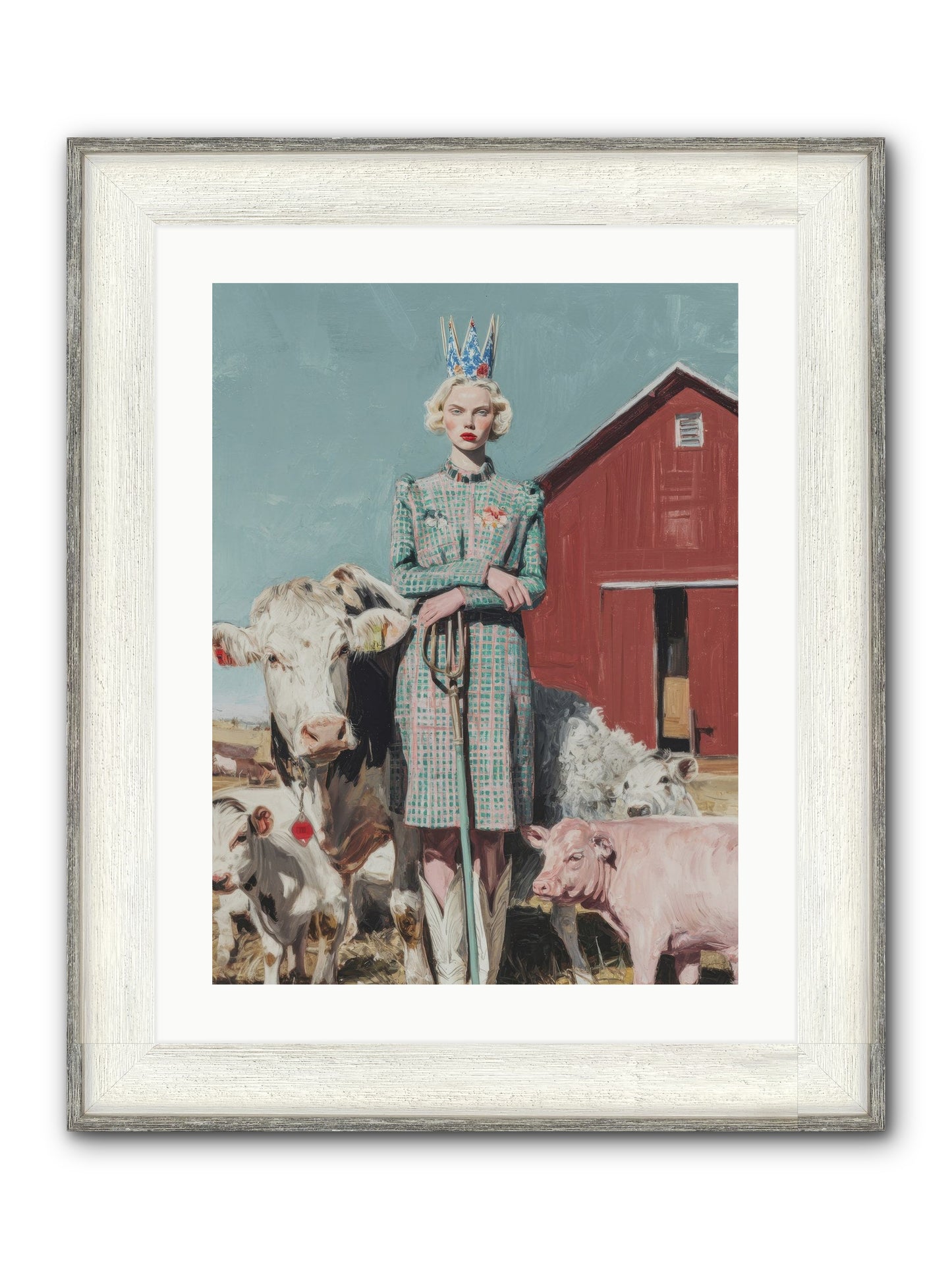 Velvet Ivy & Co. Framed Print - Driftwood White 18x24