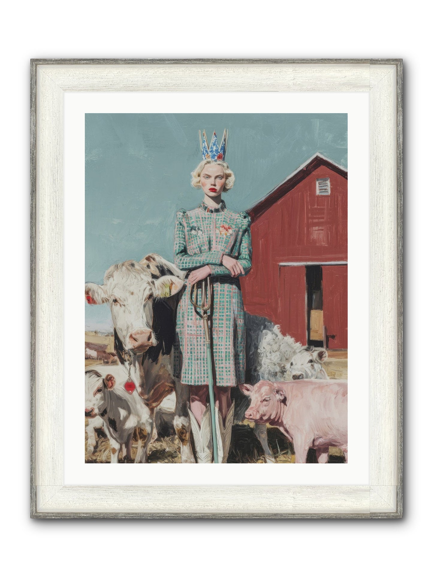 Velvet Ivy & Co. Framed Print - Driftwood White 24x32