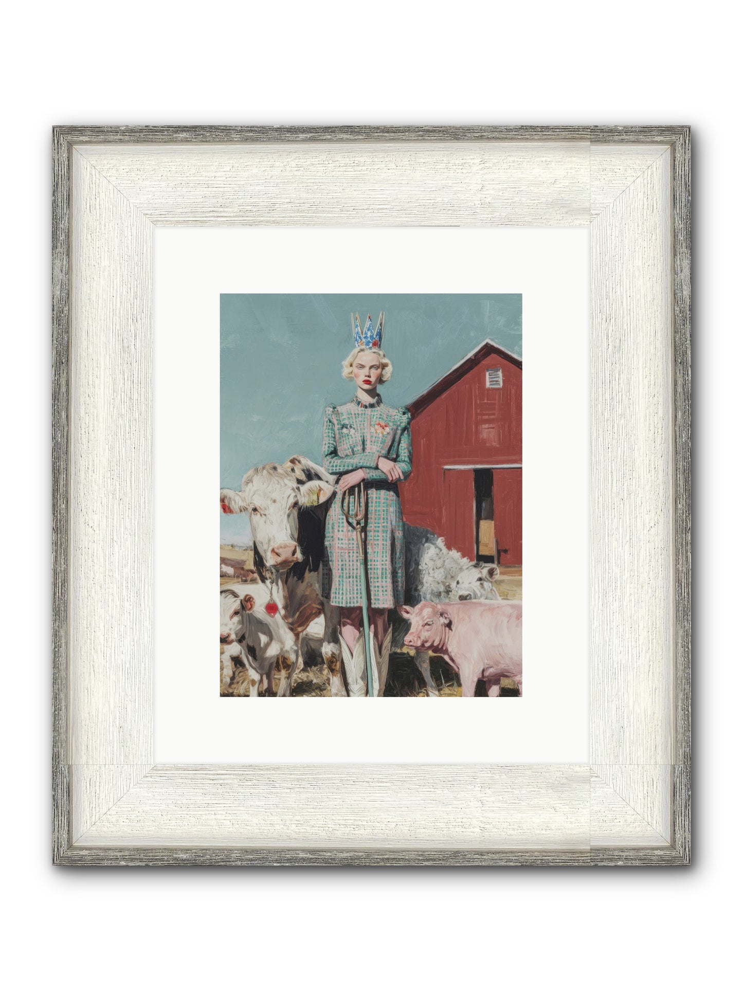 Velvet Ivy & Co. Framed Print - Driftwood White 9x12
