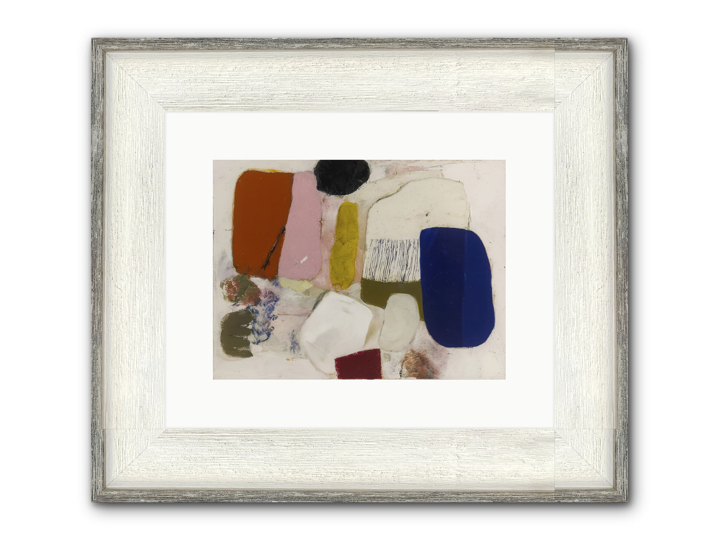Velvet Obscura Framed Print - Driftwood White 12x9