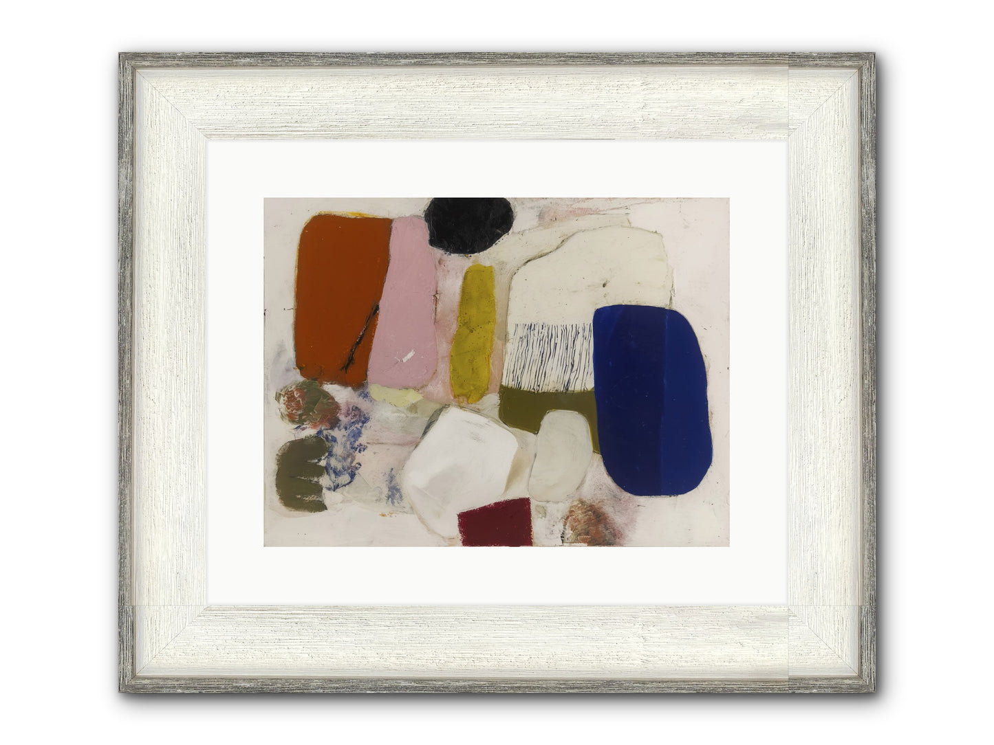 Velvet Obscura Framed Print - Driftwood White 16x12