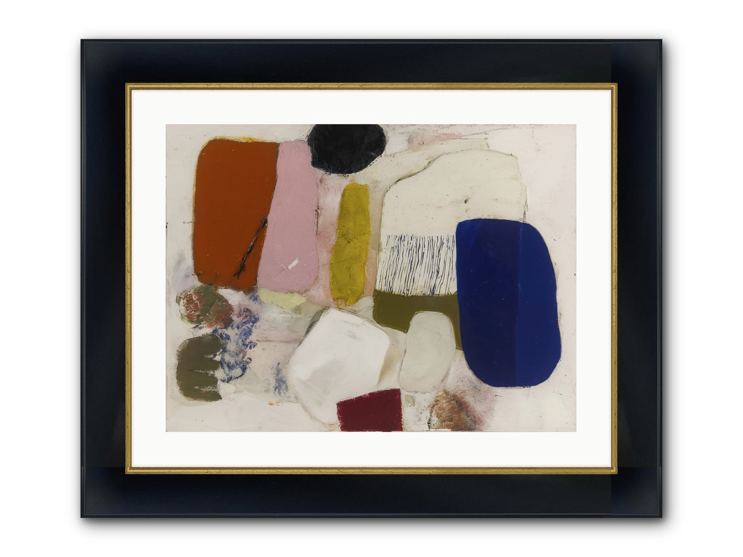 Velvet Obscura Framed Print - Wide Black w/Gold 24x18