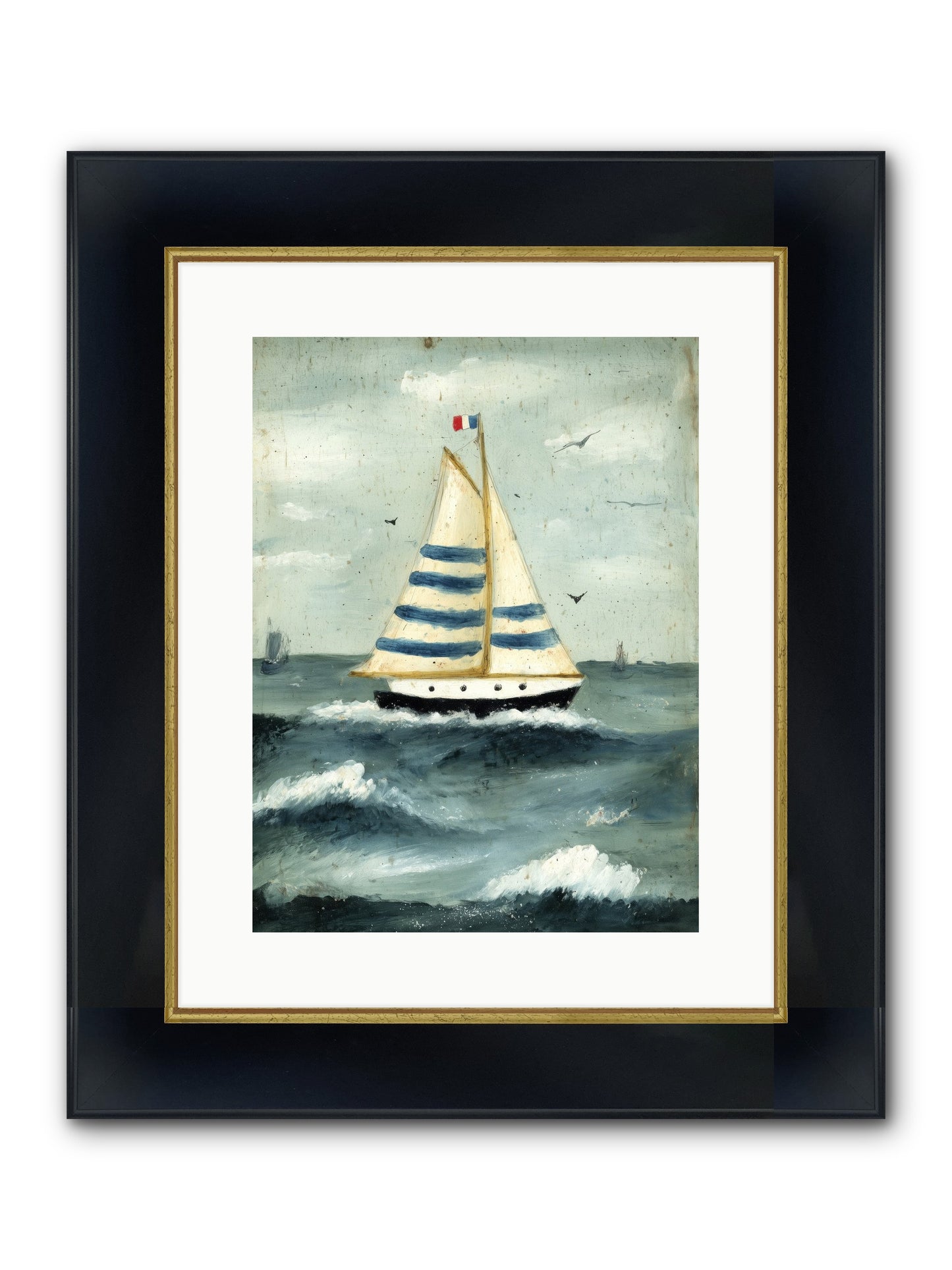 Velvet Rebellion Framed Print - Wide Black w/Gold 12x16