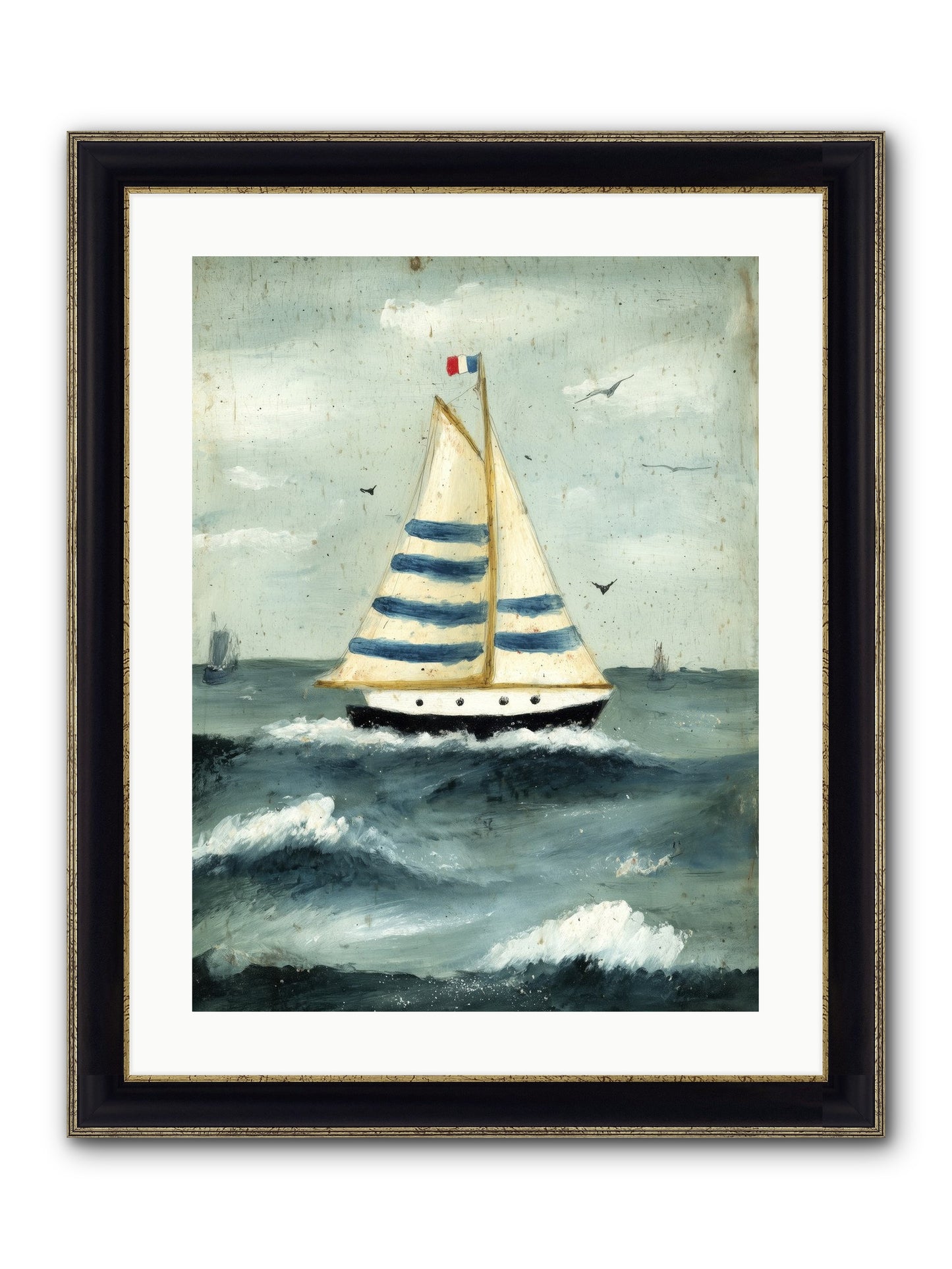 Velvet Rebellion Framed Print - Black & Gold 18x24