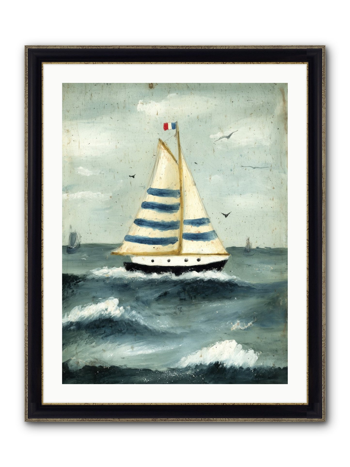 Velvet Rebellion Framed Print - Black & Gold 24x32