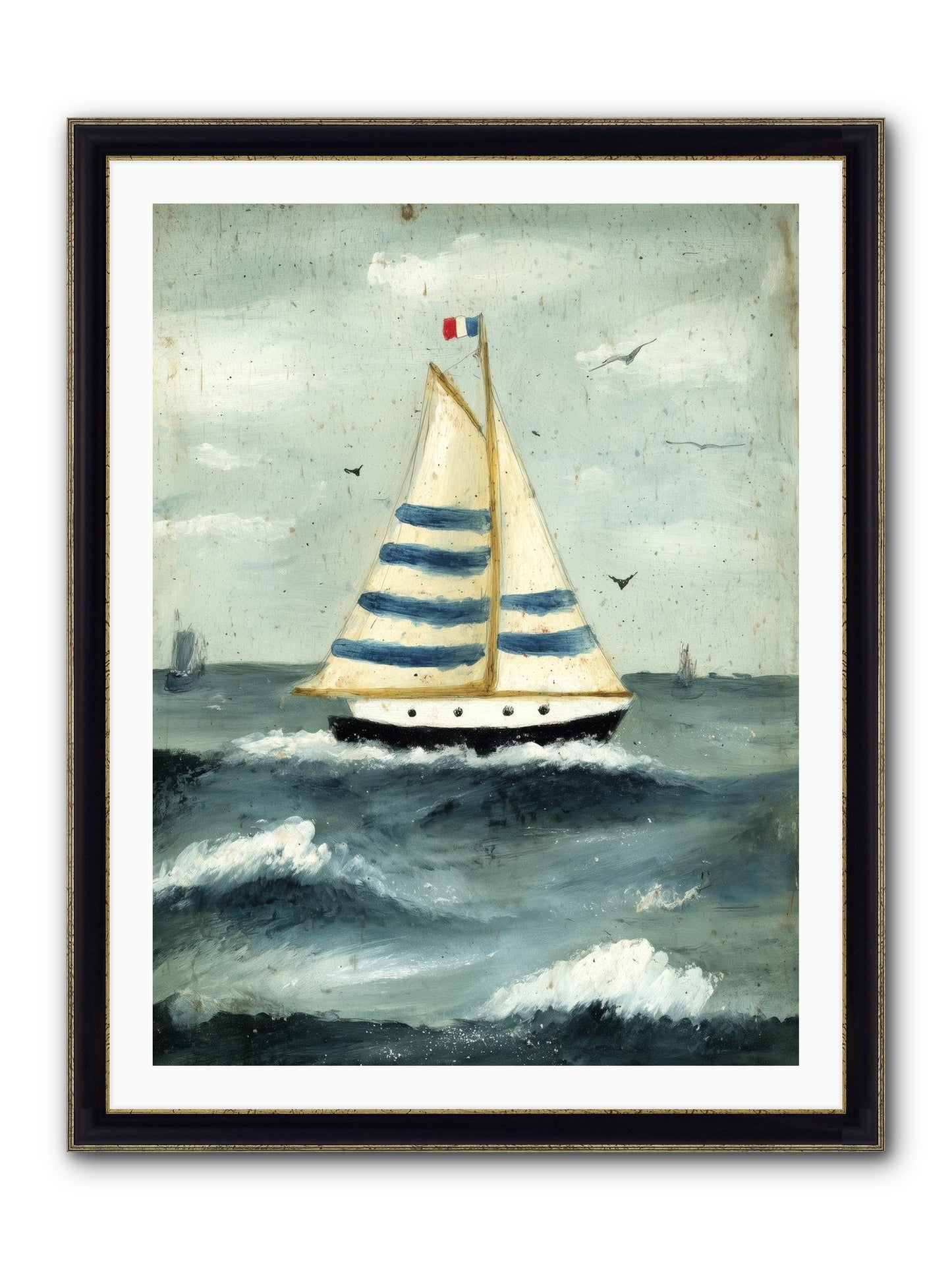 Velvet Rebellion Framed Print - Black & Gold 30x40