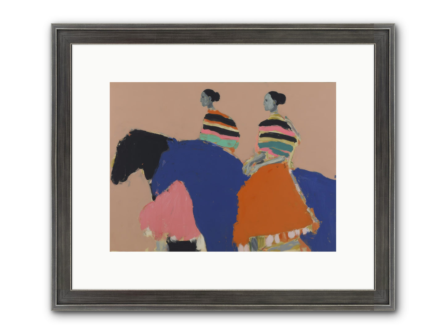 Velvet Rivulet Framed Print - Slimwoods Black/Silver 12x9