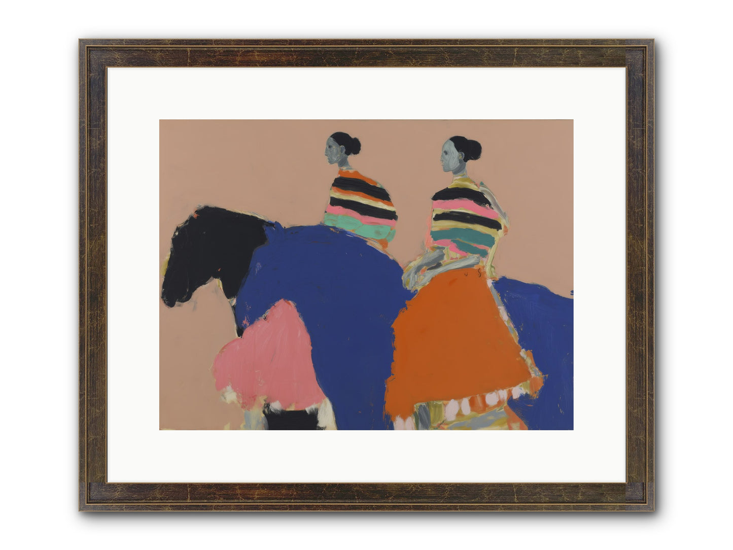Velvet Rivulet Framed Print - Slimwoods Black/Gold 16x12