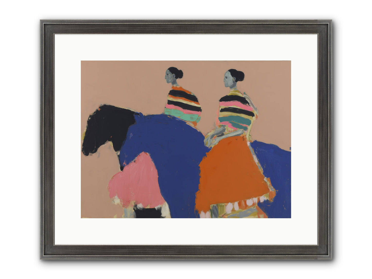 Velvet Rivulet Framed Print - Slimwoods Black/Silver 16x12