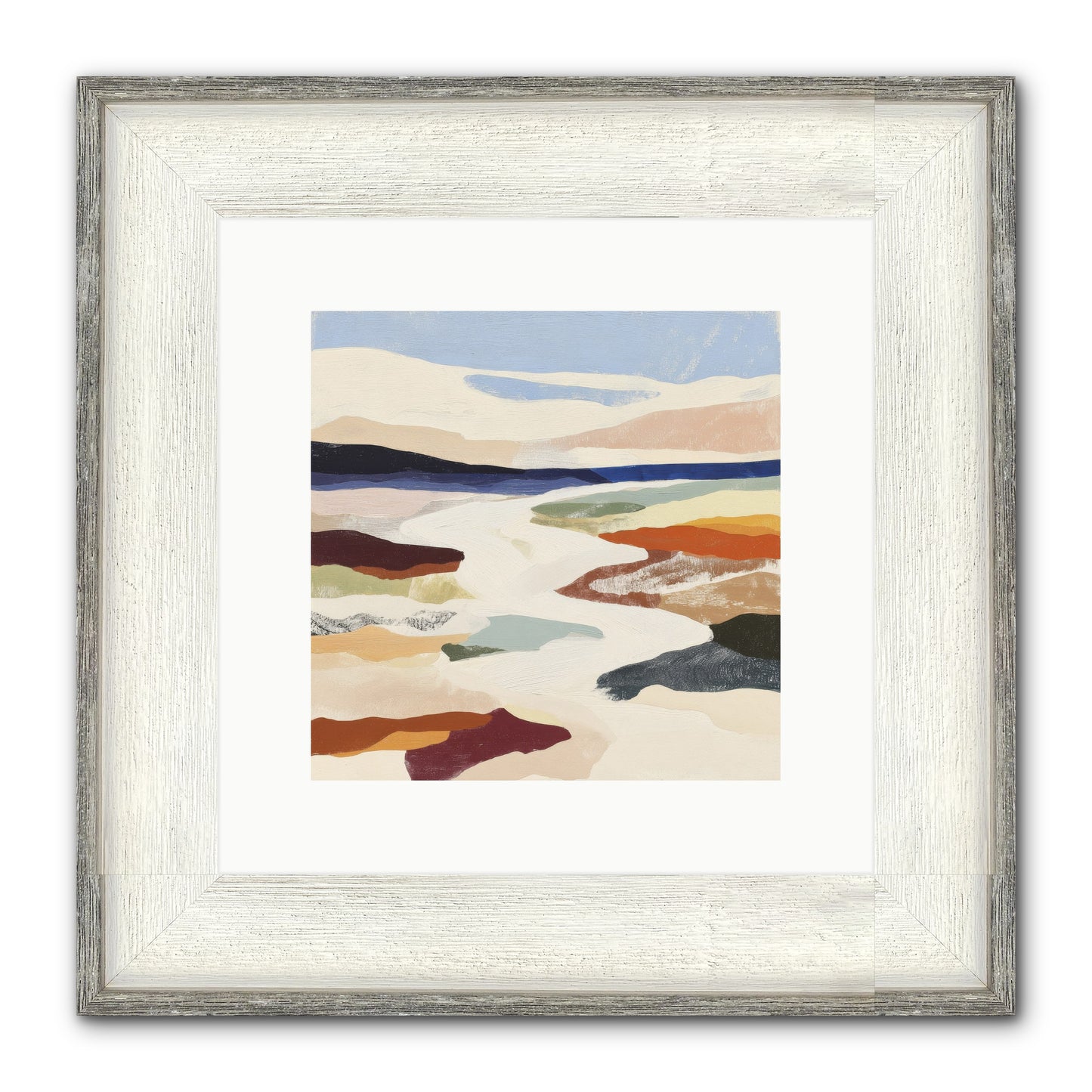 Velvet Rook Framed Print - Driftwood White 10x10