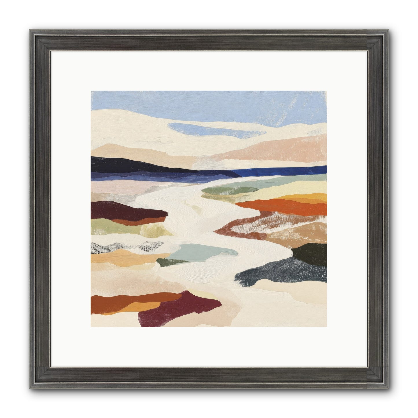 Velvet Rook Framed Print - Slimwoods Black/Silver 12x12