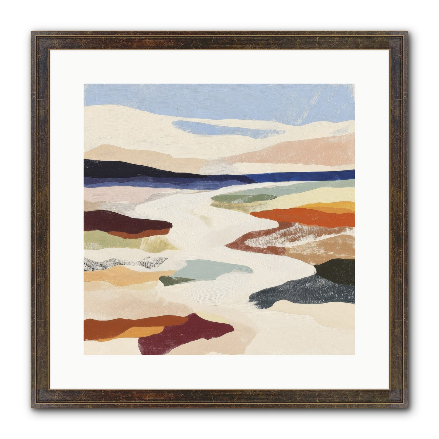 Velvet Rook Framed Print - Slimwoods Black/Gold 16x16