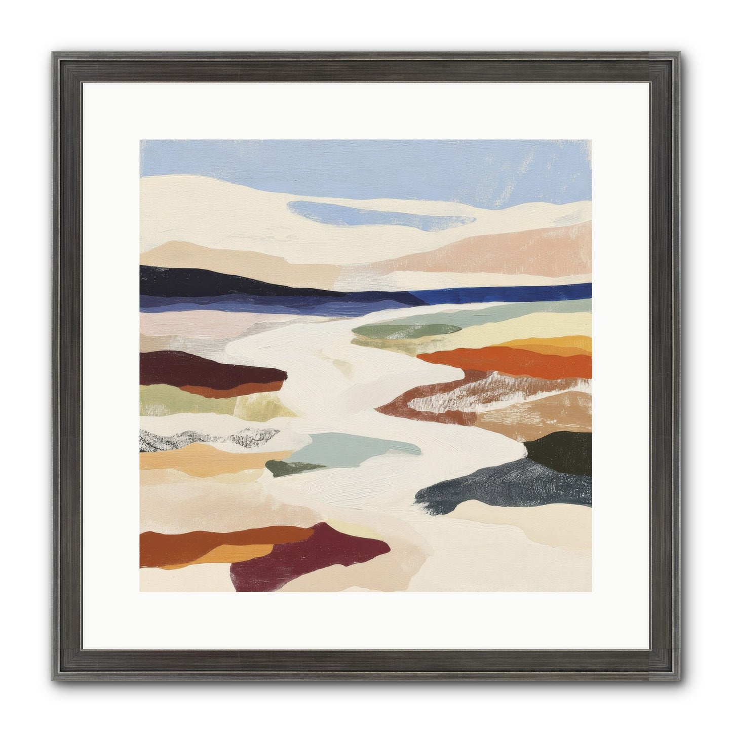 Velvet Rook Framed Print - Slimwoods Black/Silver 16x16