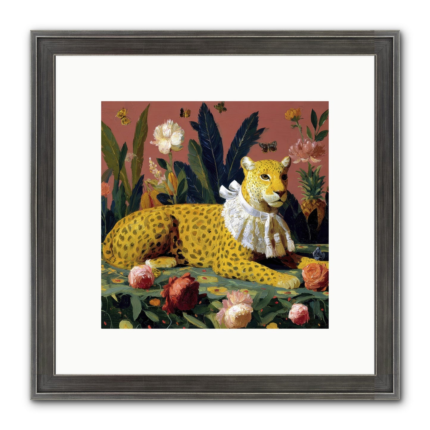 Velvet Shadows Framed Print - Slimwoods Black/Silver 10x10