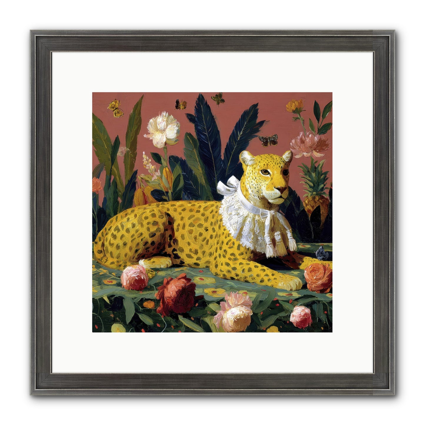 Velvet Shadows Framed Print - Slimwoods Black/Silver 12x12