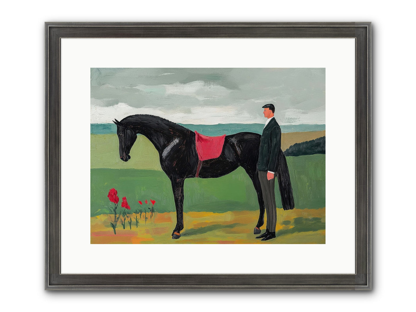 Velvet Storm Framed Print - Slimwoods Black/Silver 16x12