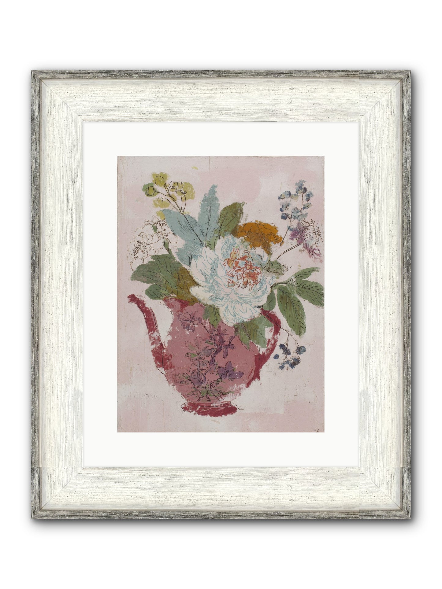 Velvet Supper & Other Stories Framed Print - Driftwood White 12x16