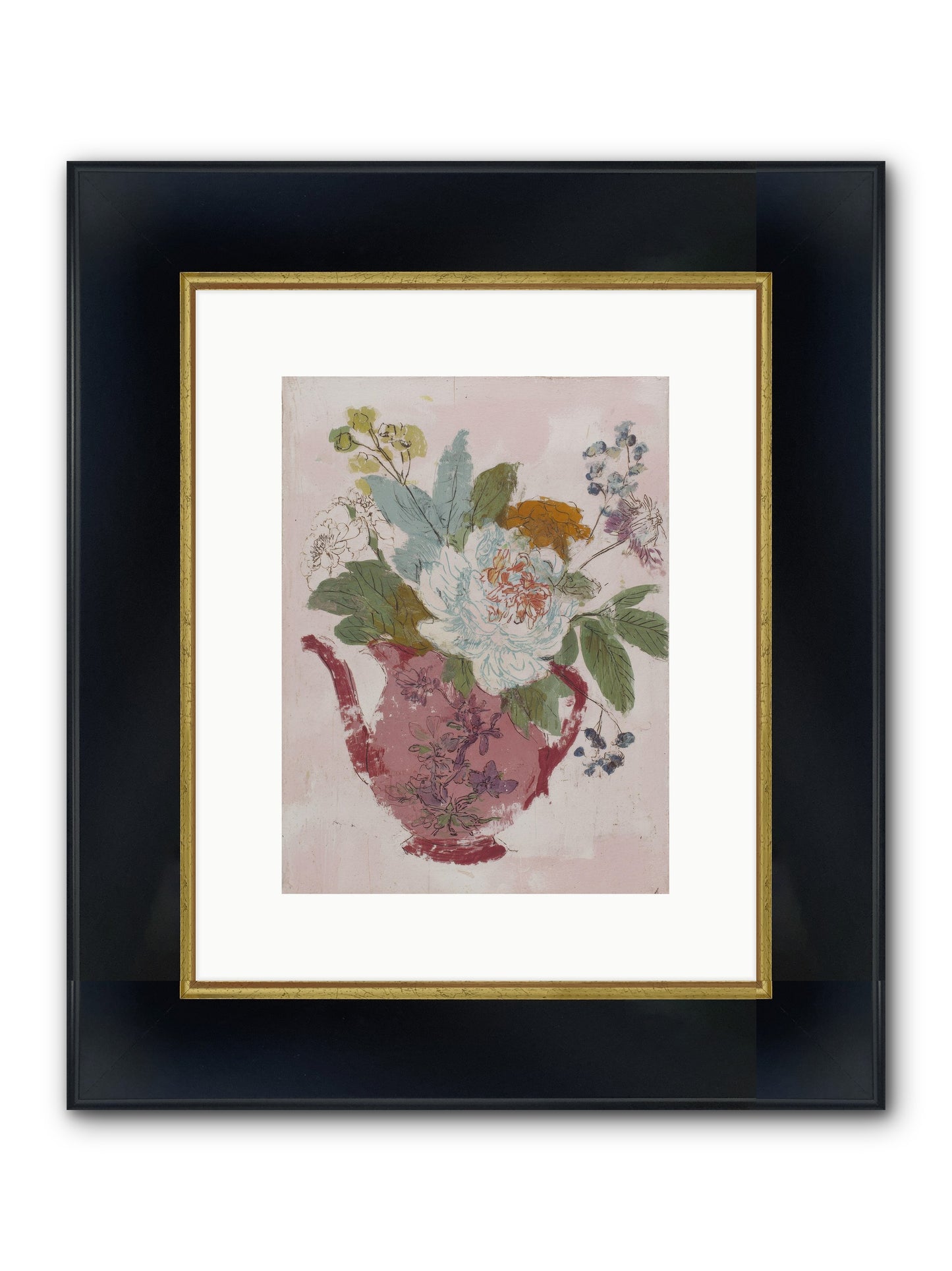 Velvet Supper & Other Stories Framed Print - Wide Black w/Gold 9x12