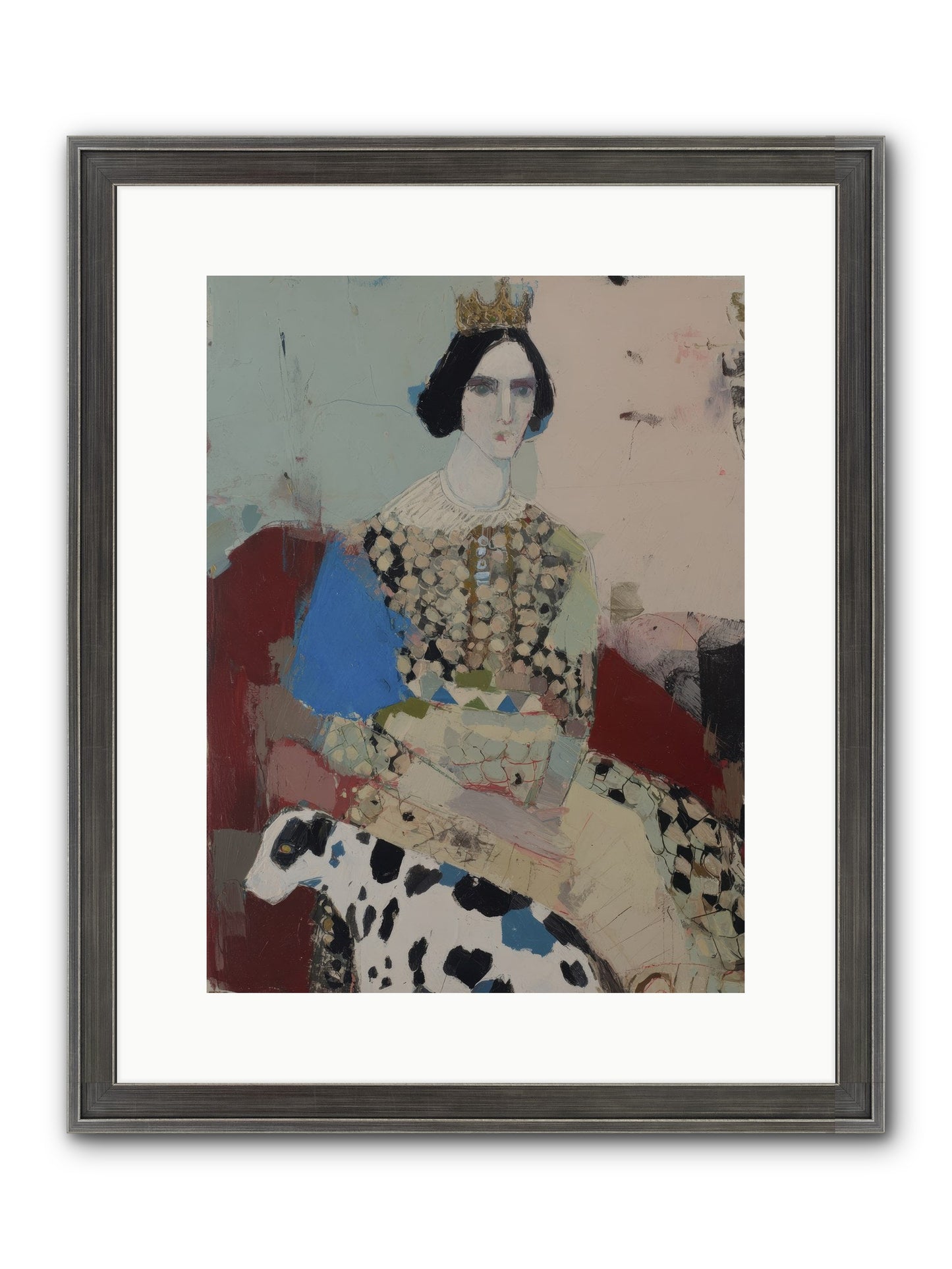 Velvet Thoughts Framed Print - Slimwoods Black/Silver 12x16