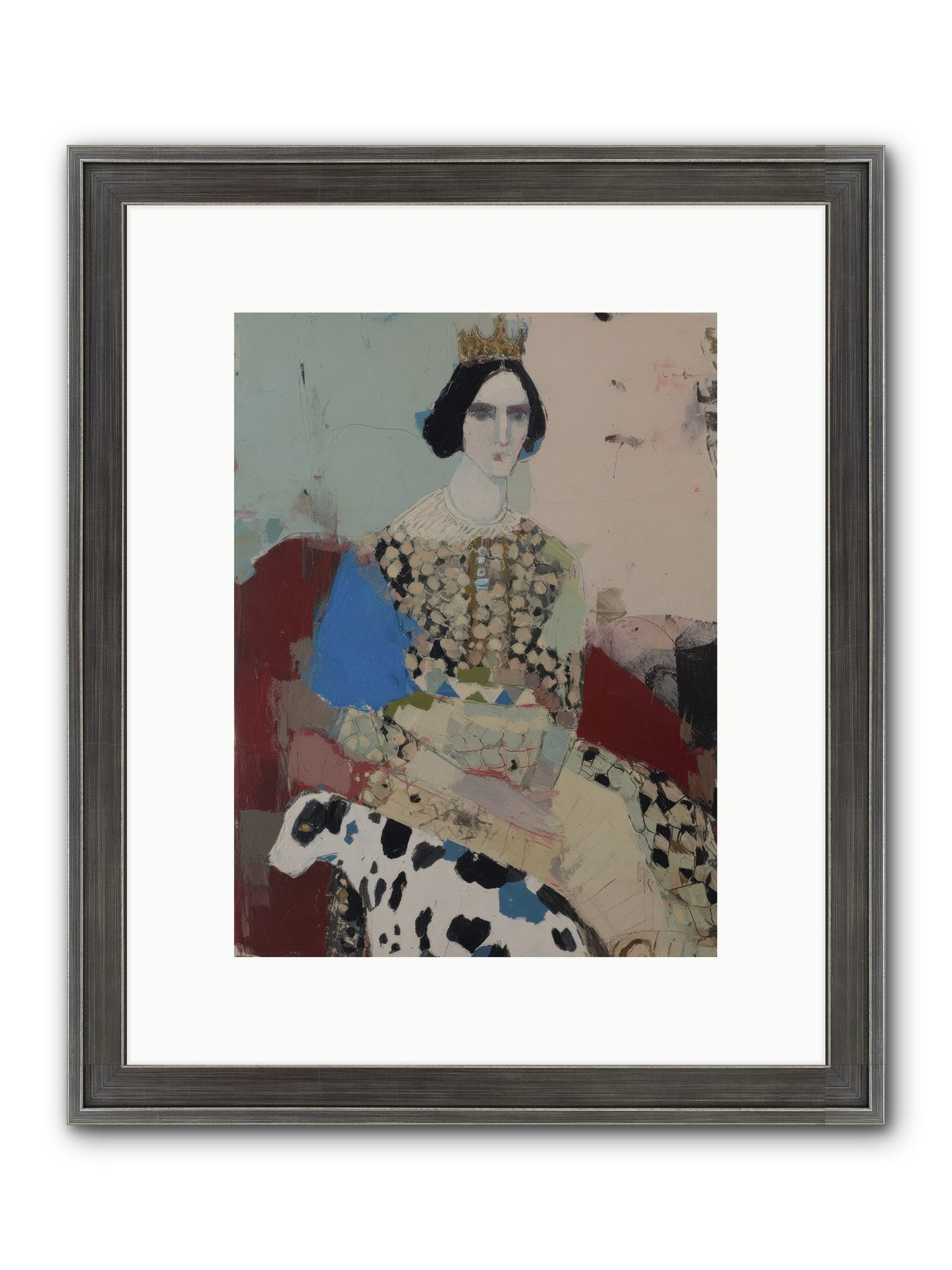 Velvet Thoughts Framed Print - Slimwoods Black/Silver 9x12