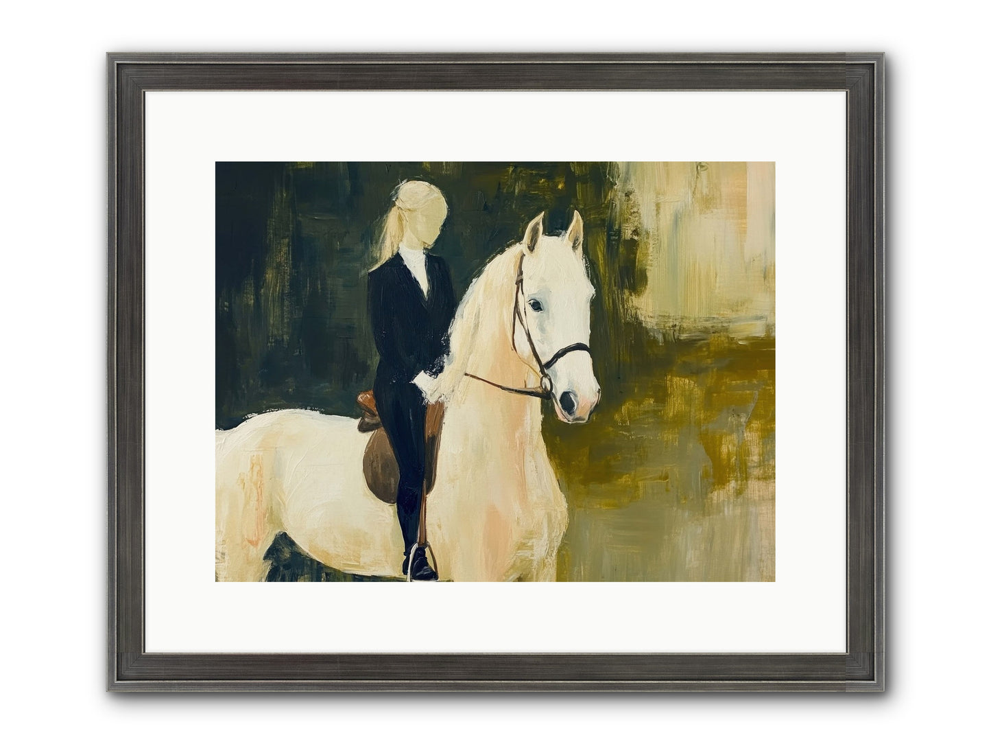 Velvet Willow Framed Print - Slimwoods Black/Silver 16x12