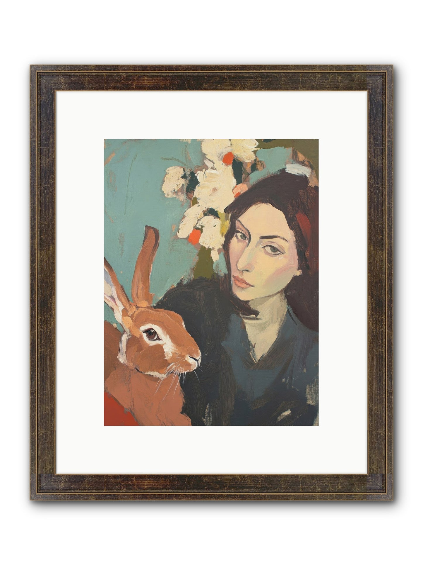 Velveteen Nobility Framed Print - Slimwoods Black/Gold 9x12