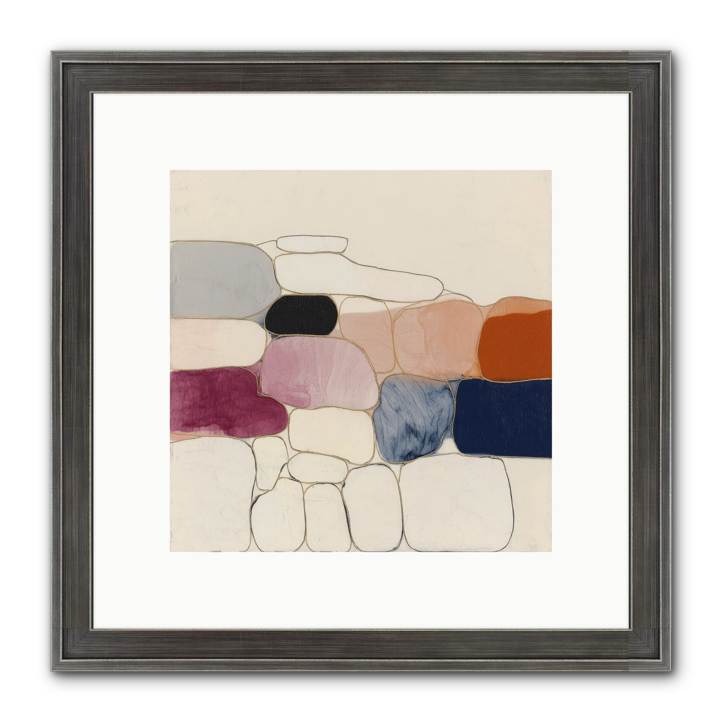 Verdancy No.2 Framed Print - Slimwoods Black/Silver 10x10