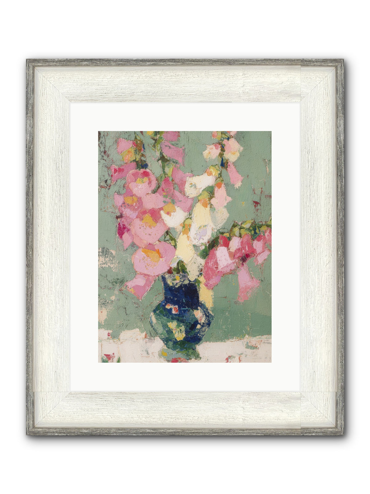Verdant Secrets Framed Print - Driftwood White 12x16