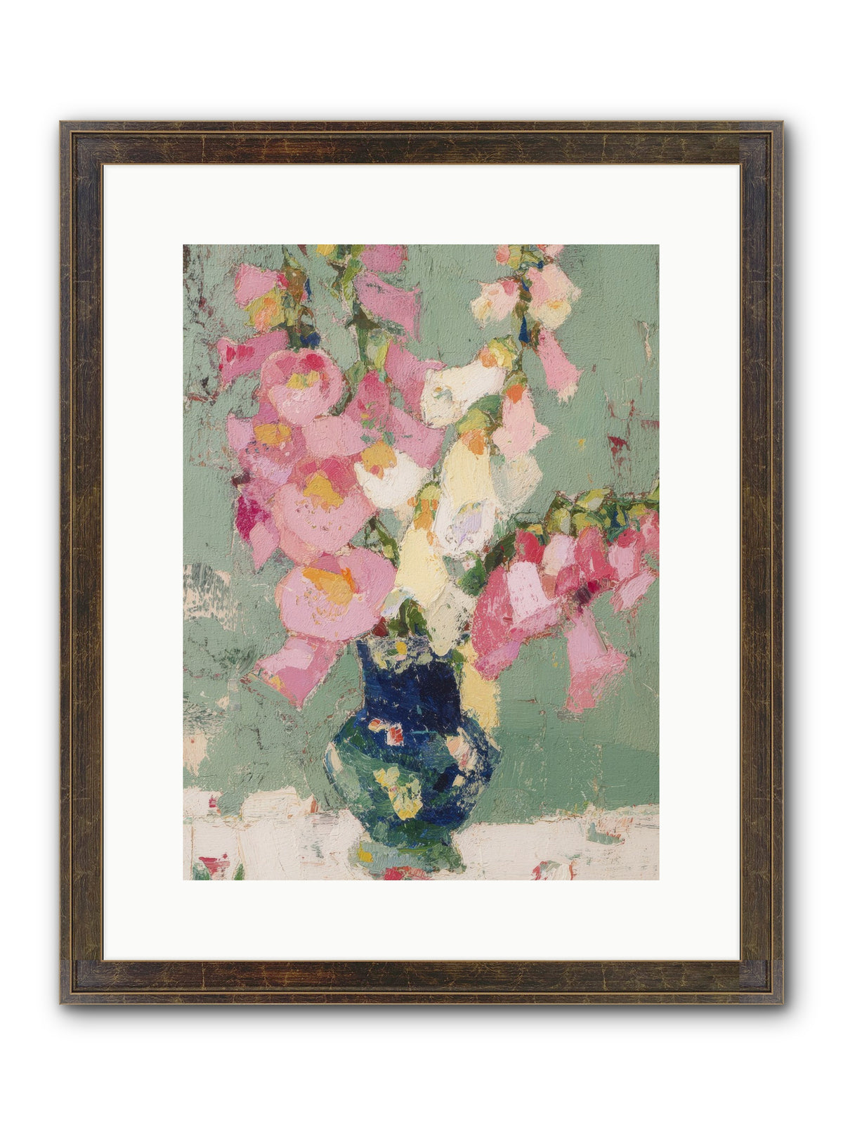 Verdant Secrets Framed Print - Slimwoods Black/Gold 12x16