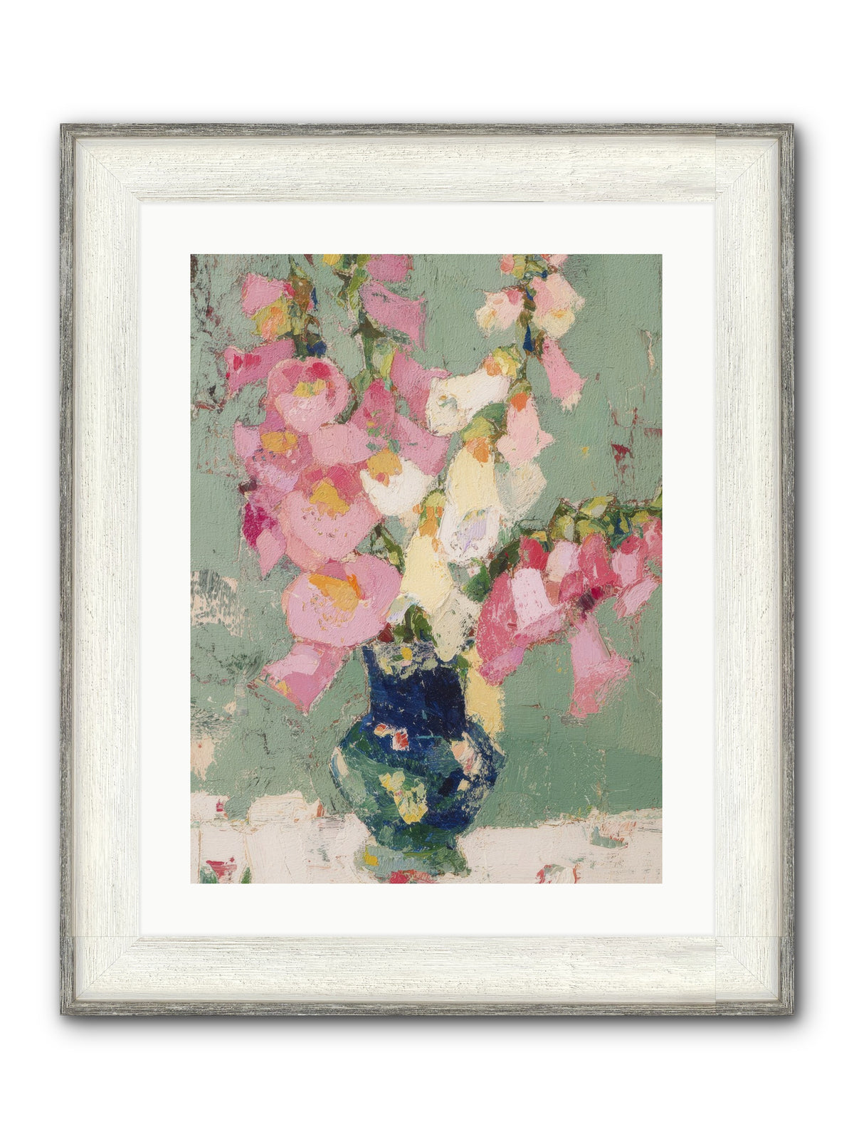 Verdant Secrets Framed Print - Driftwood White 18x24