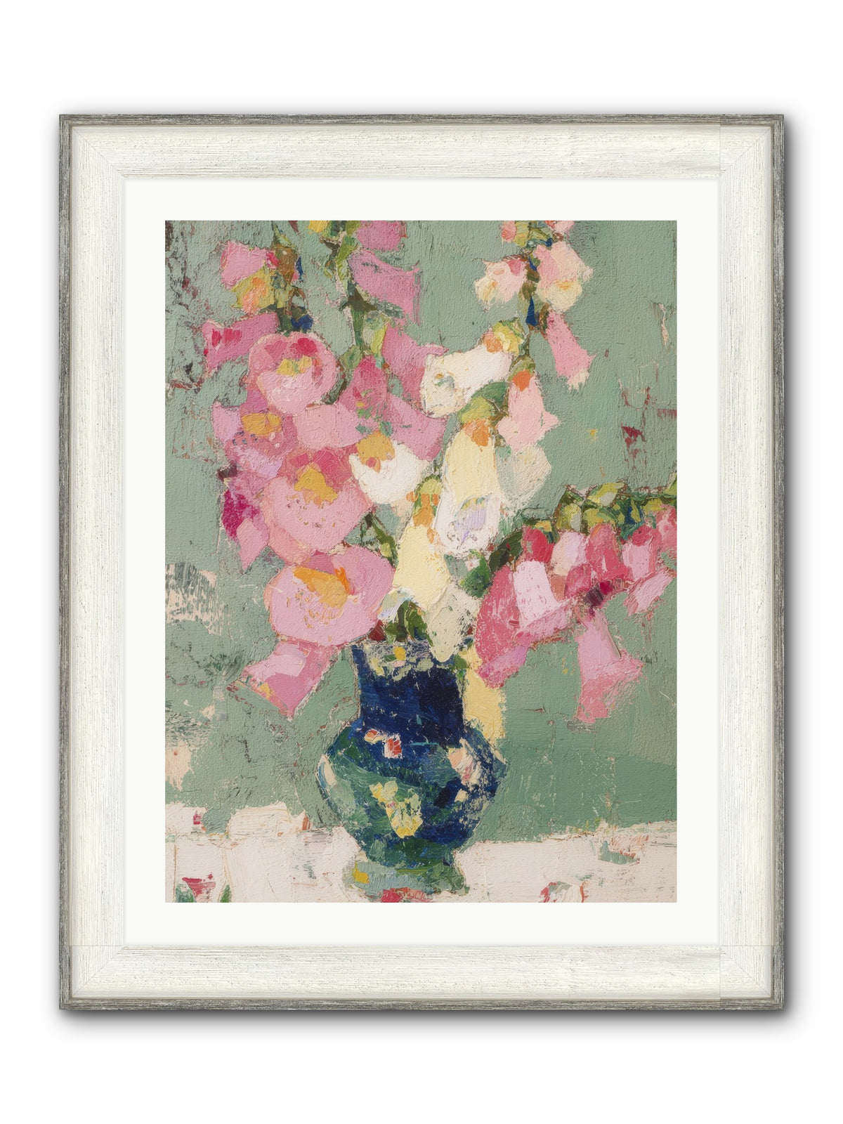 Verdant Secrets Framed Print - Driftwood White 24x32