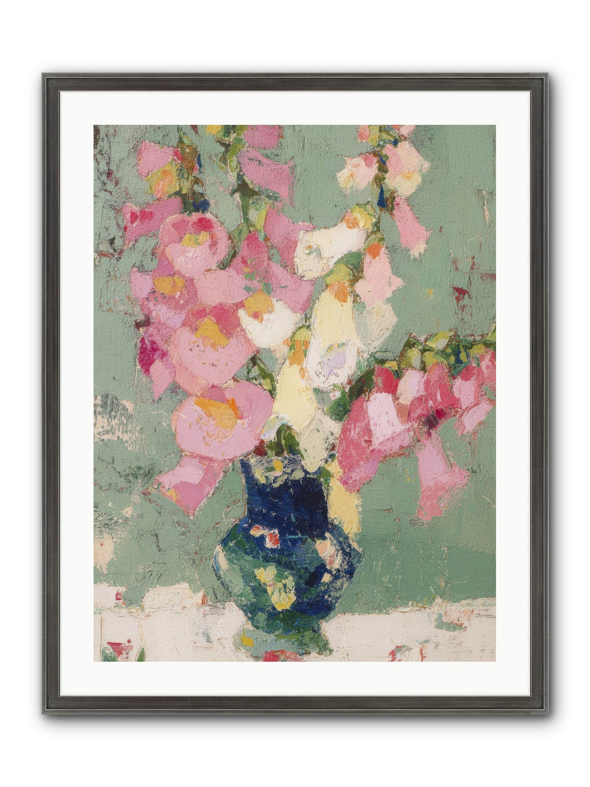 Verdant Secrets Framed Print - Slimwoods Black/Silver 24x32