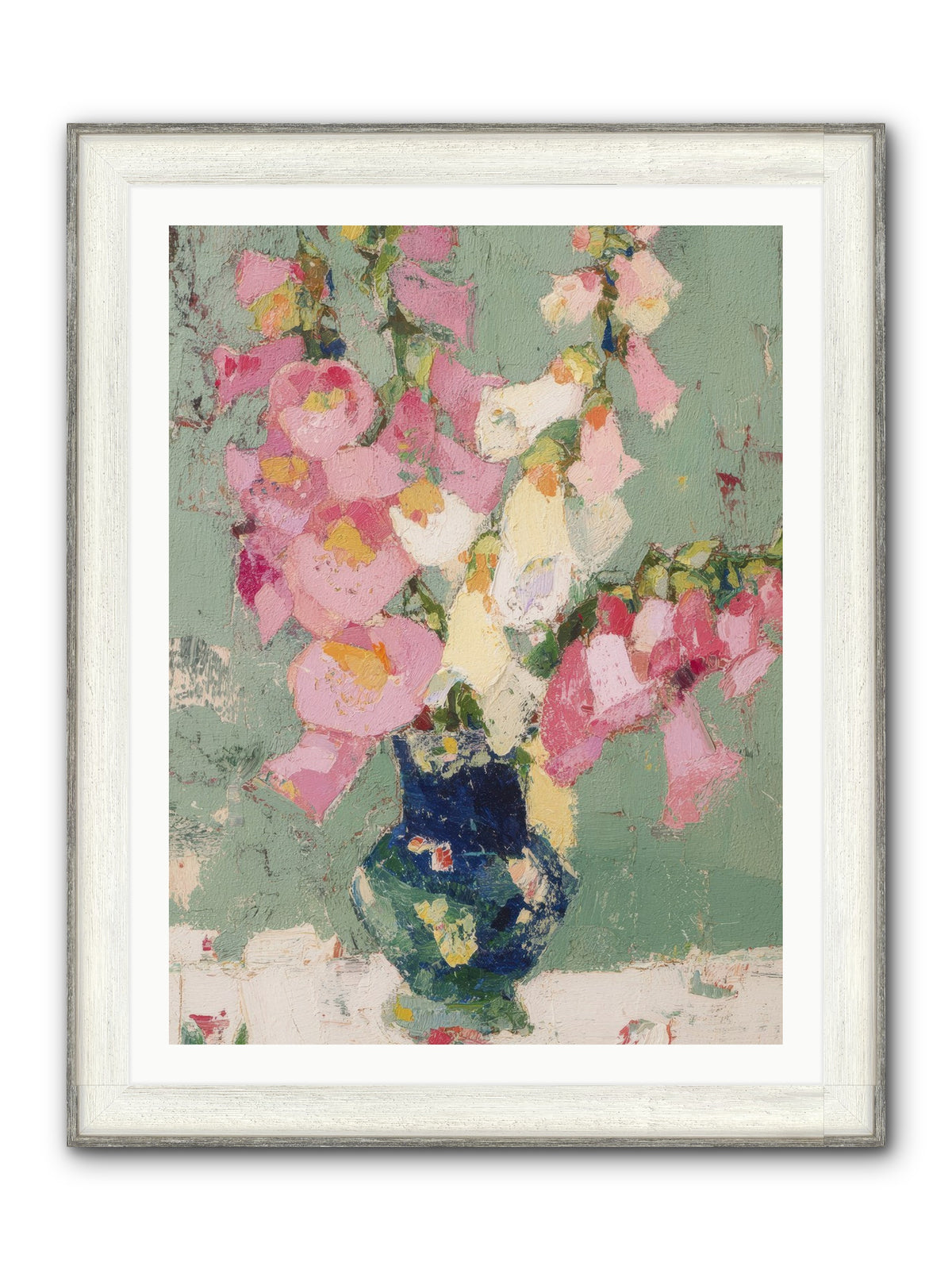 Verdant Secrets Framed Print - Driftwood White 30x40