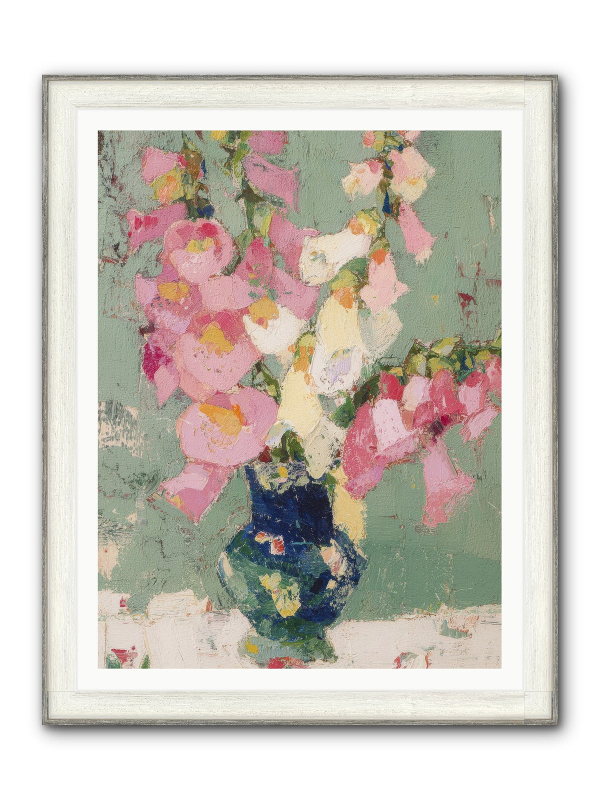 Verdant Secrets Framed Print - Driftwood White 36x48