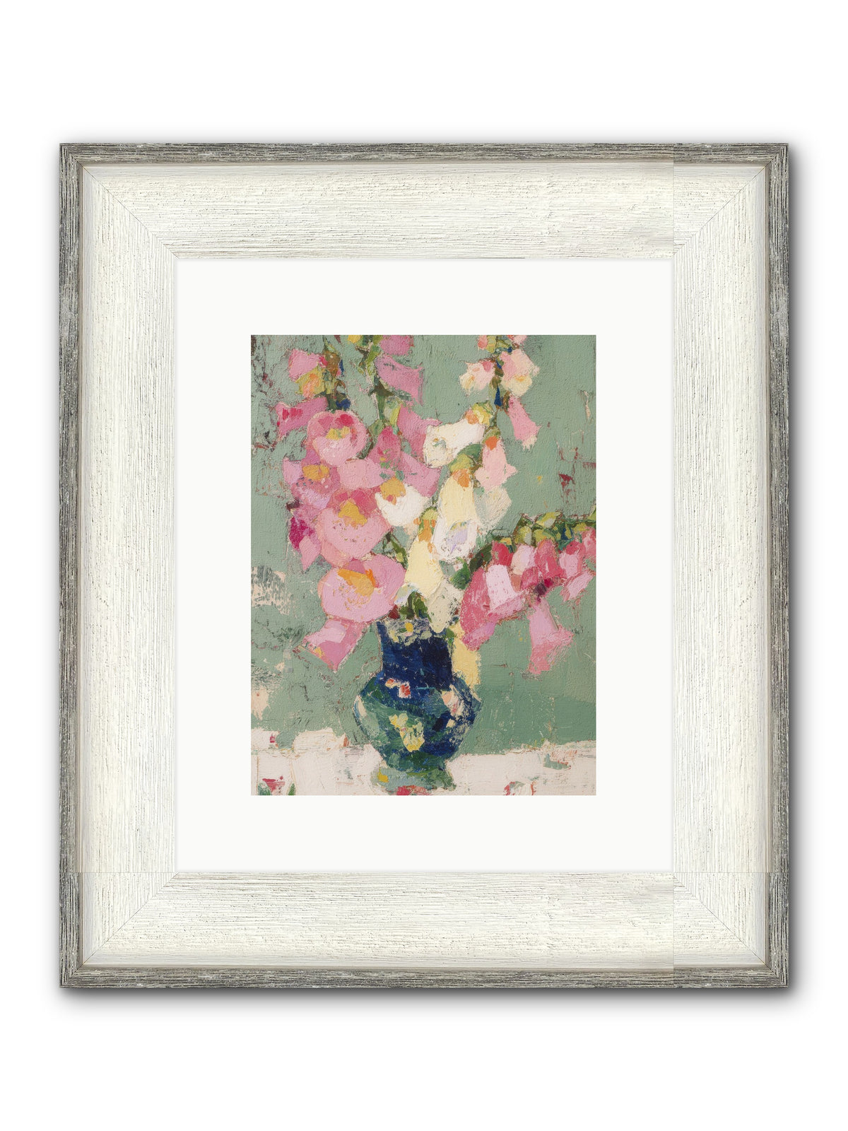 Verdant Secrets Framed Print - Driftwood White 9x12