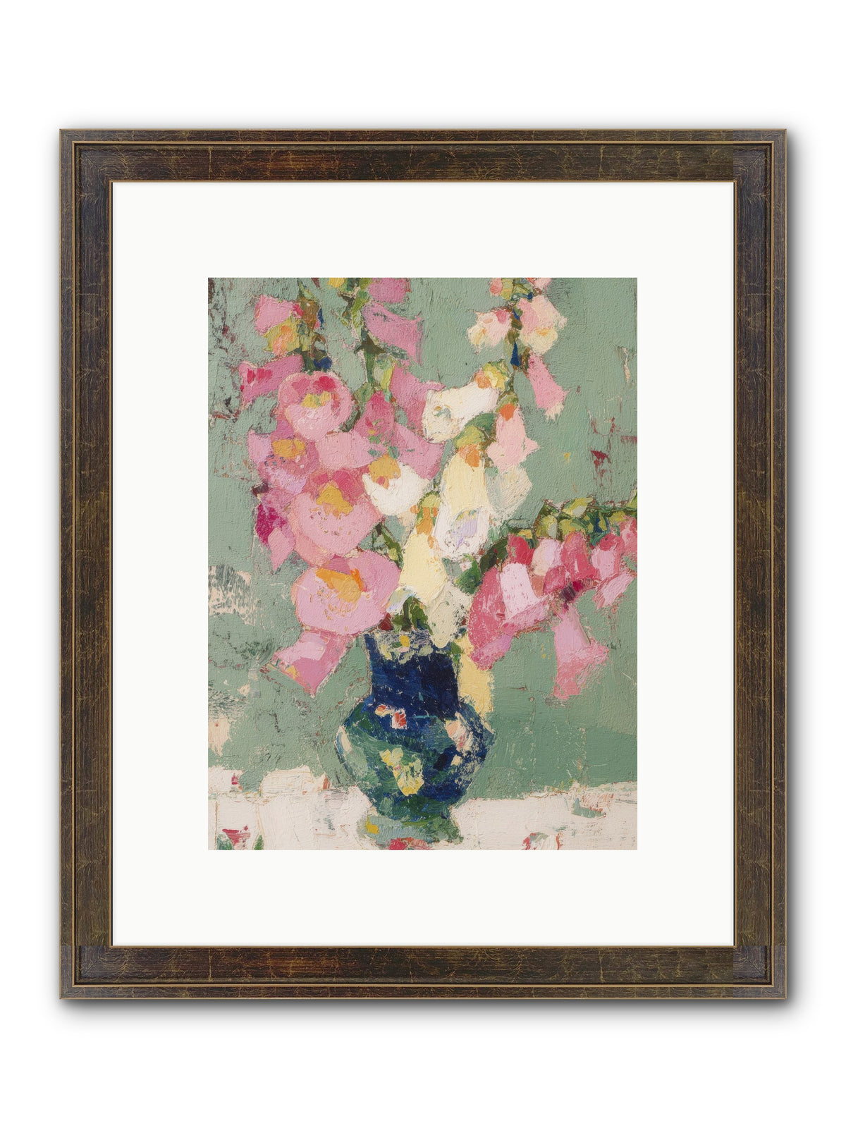 Verdant Secrets Framed Print - Slimwoods Black/Gold 9x12