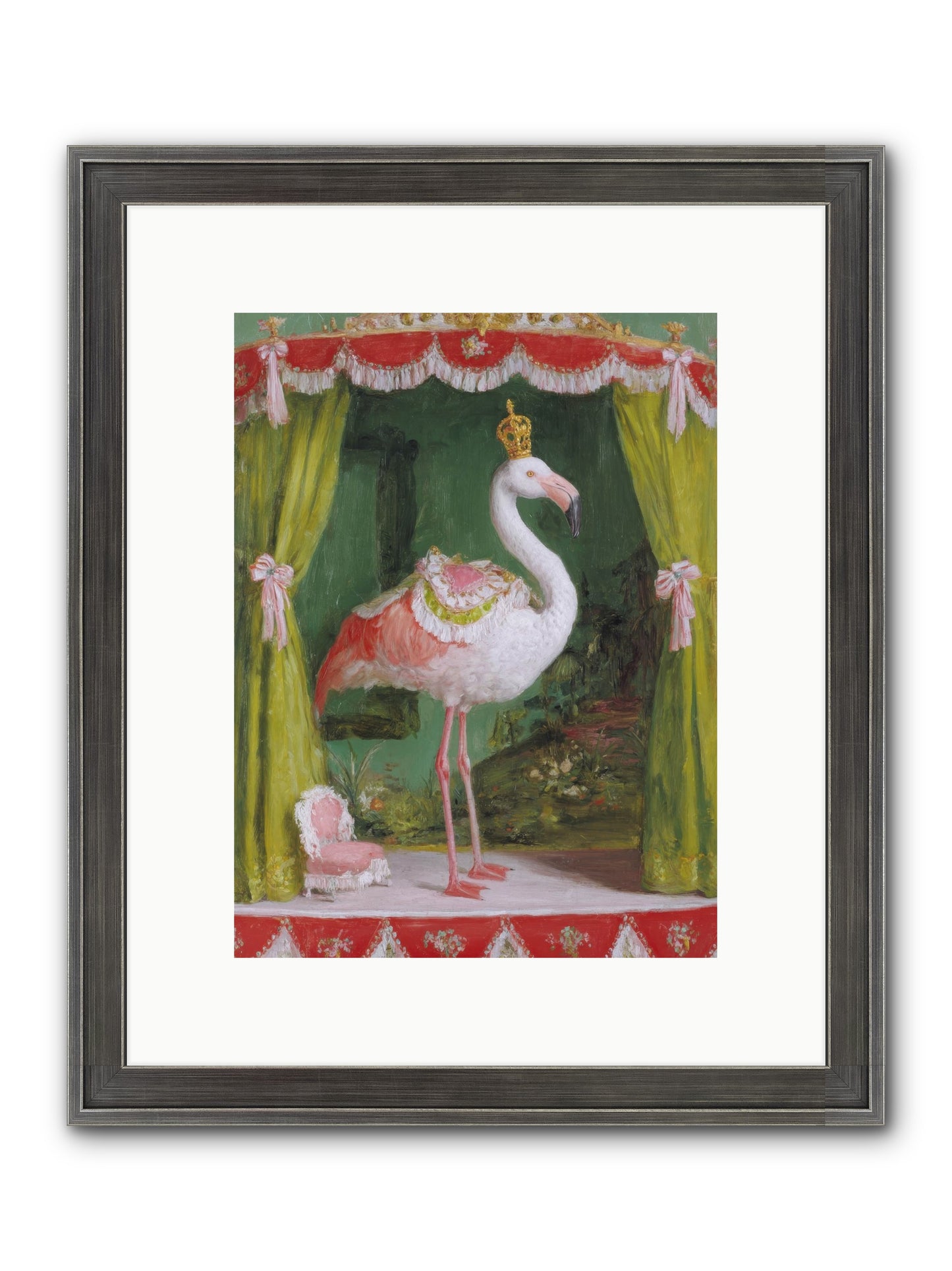 Verdant Theater Framed Print - Slimwoods Black/Silver 9x12