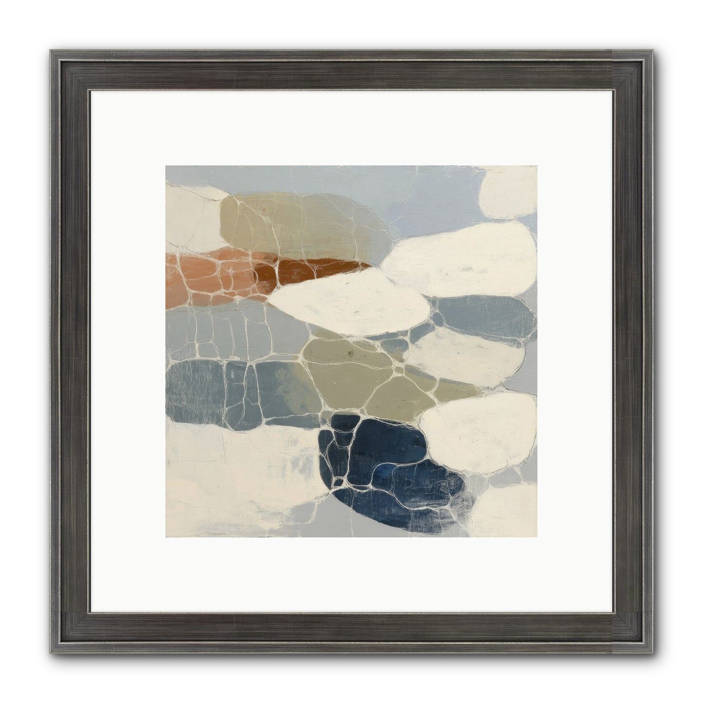 Verdure Framed Print - Slimwoods Black/Silver 10x10