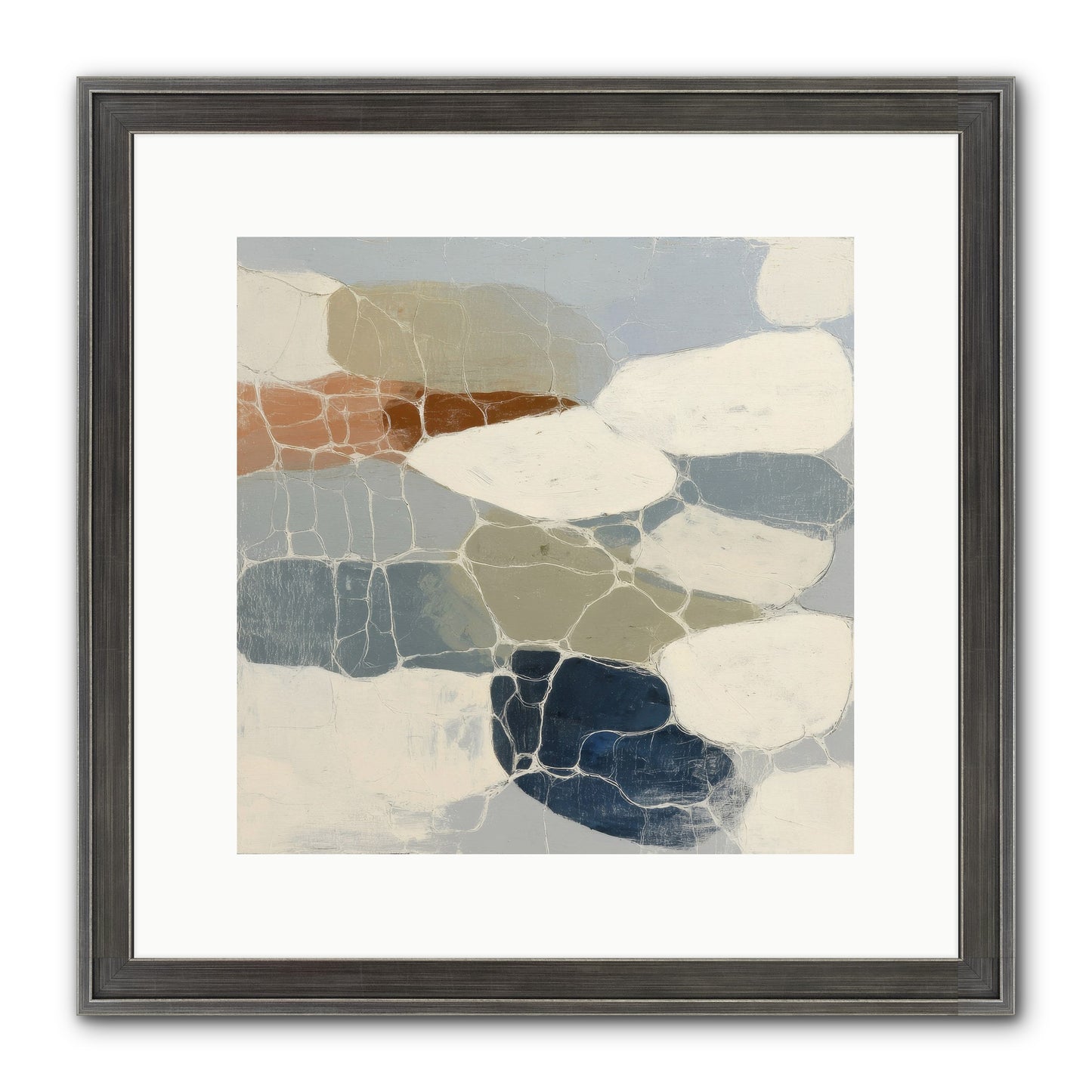 Verdure Framed Print - Slimwoods Black/Silver 12x12