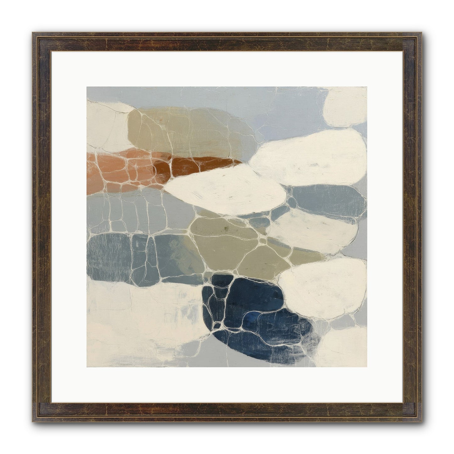 Verdure Framed Print - Slimwoods Black/Gold 16x16