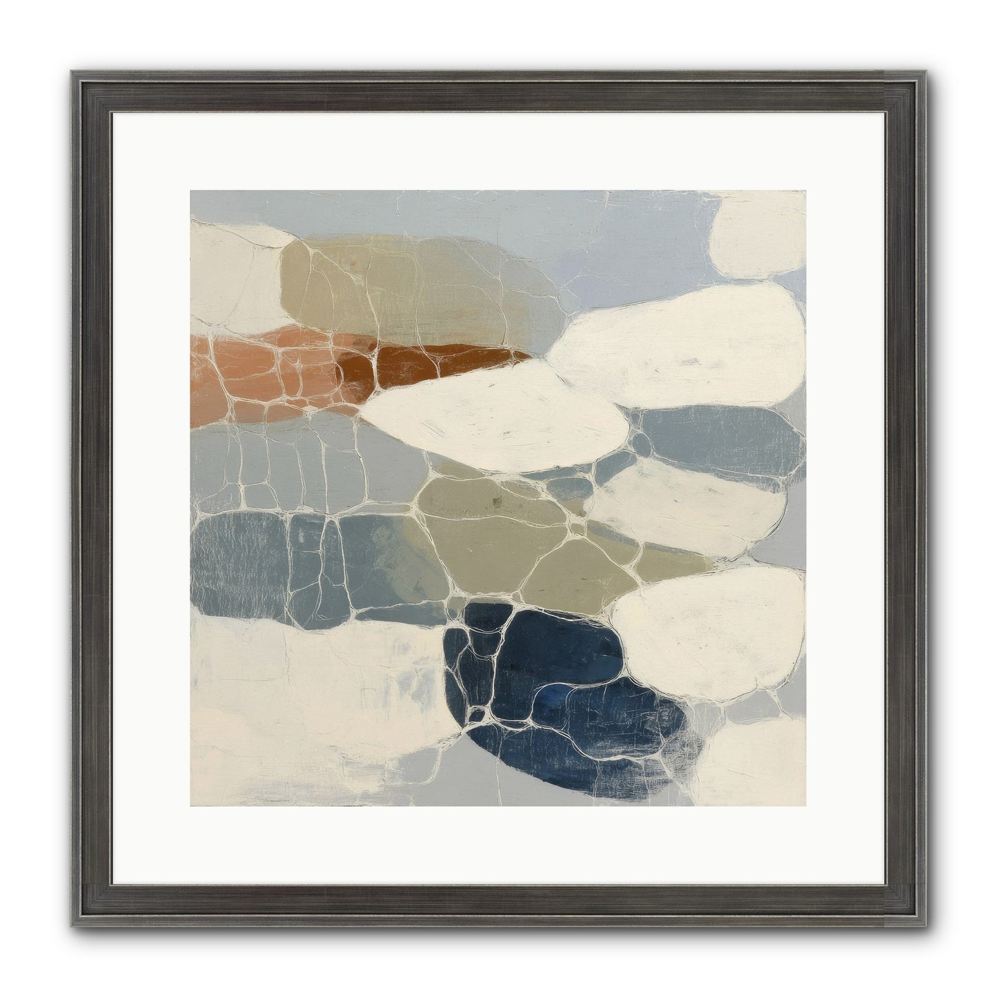 Verdure Framed Print - Slimwoods Black/Silver 16x16