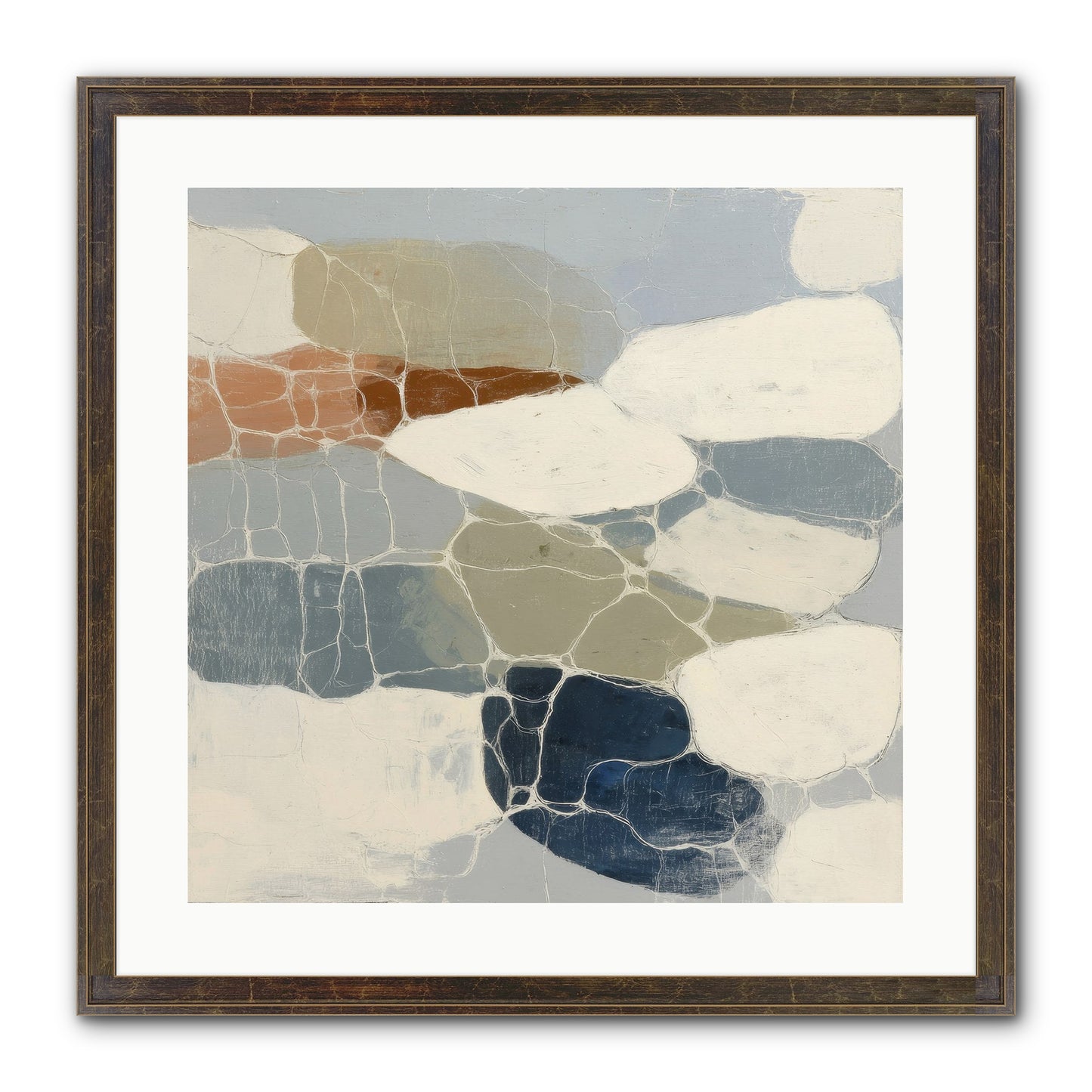 Verdure Framed Print - Slimwoods Black/Gold 20x20