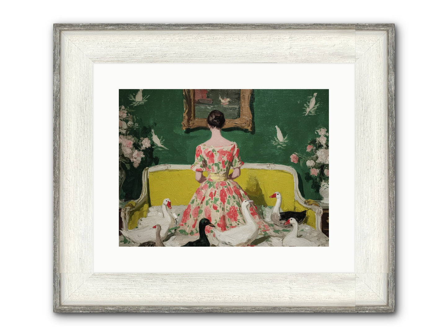 Verity & Violet Hours Framed Print - Driftwood White 16x12