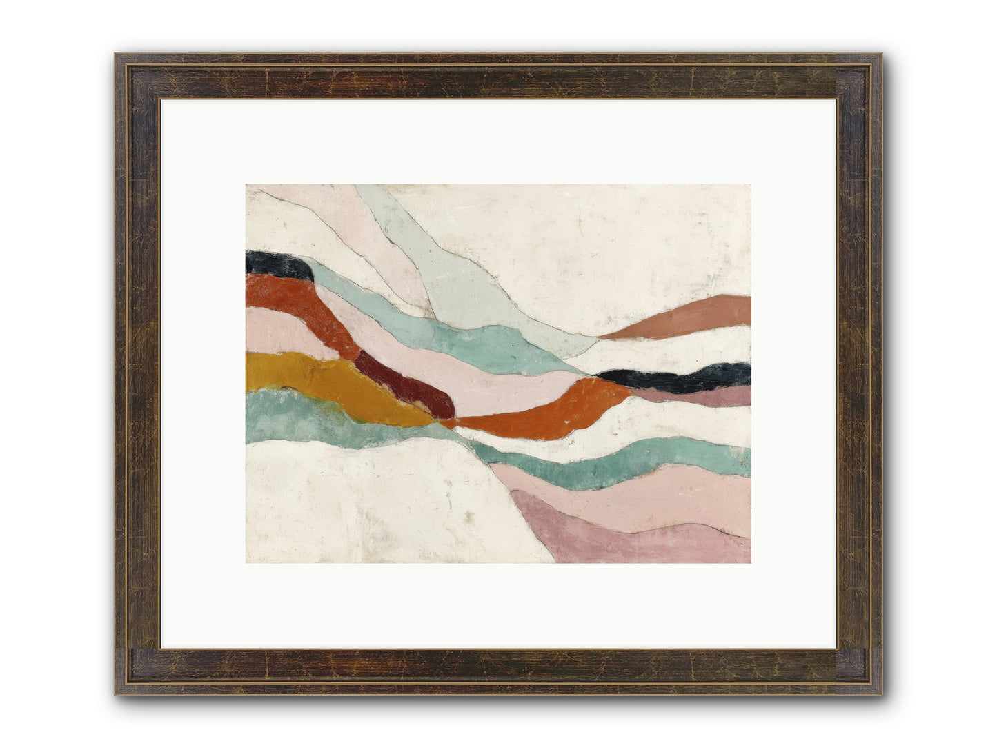 Vernal Framed Print - Slimwoods Black/Gold 12x9