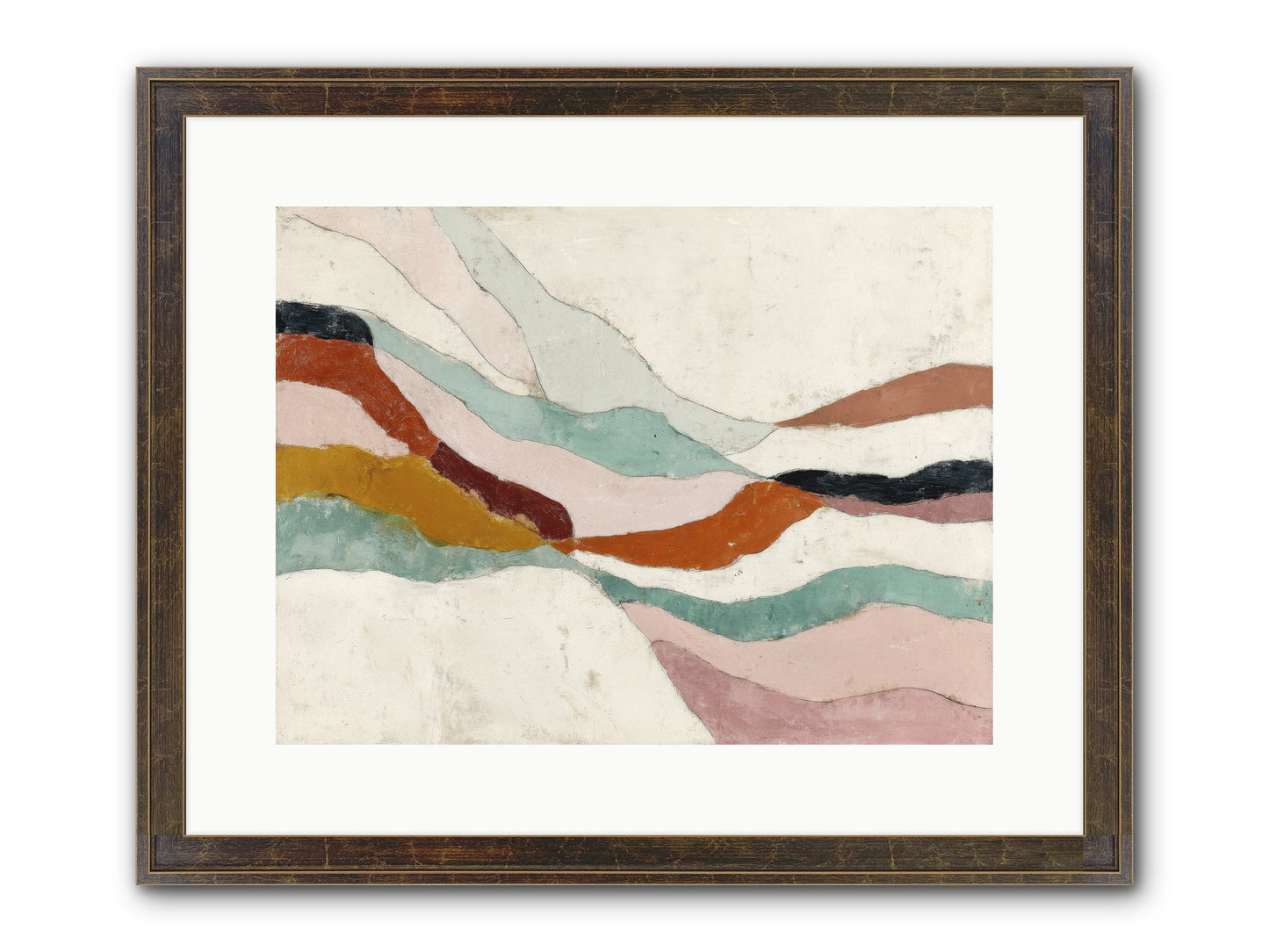 Vernal Framed Print - Slimwoods Black/Gold 16x12