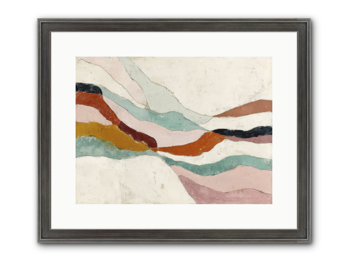 Vernal Framed Print - Slimwoods Black/Silver 16x12