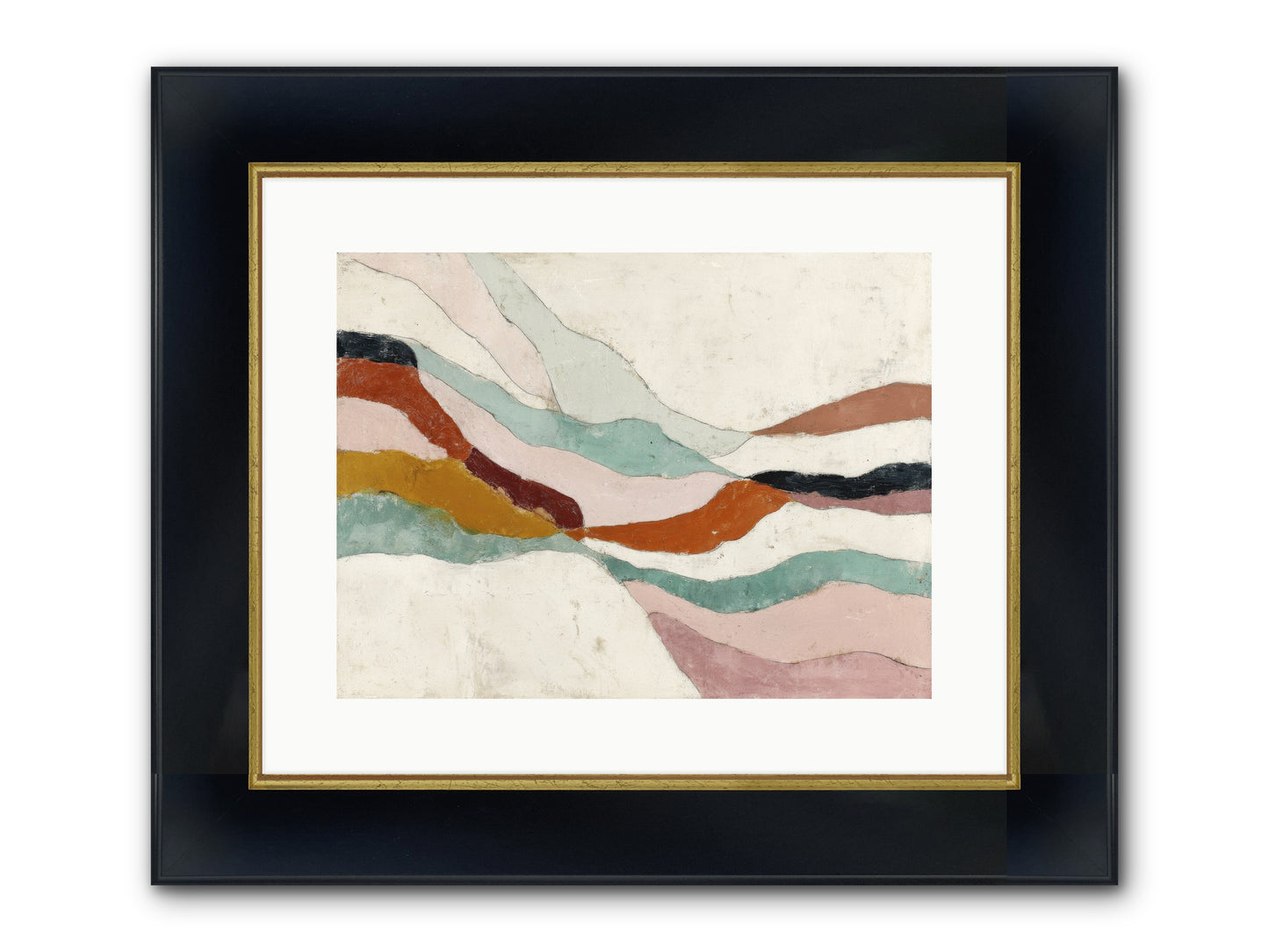 Vernal Framed Print - Wide Black w/Gold 16x12