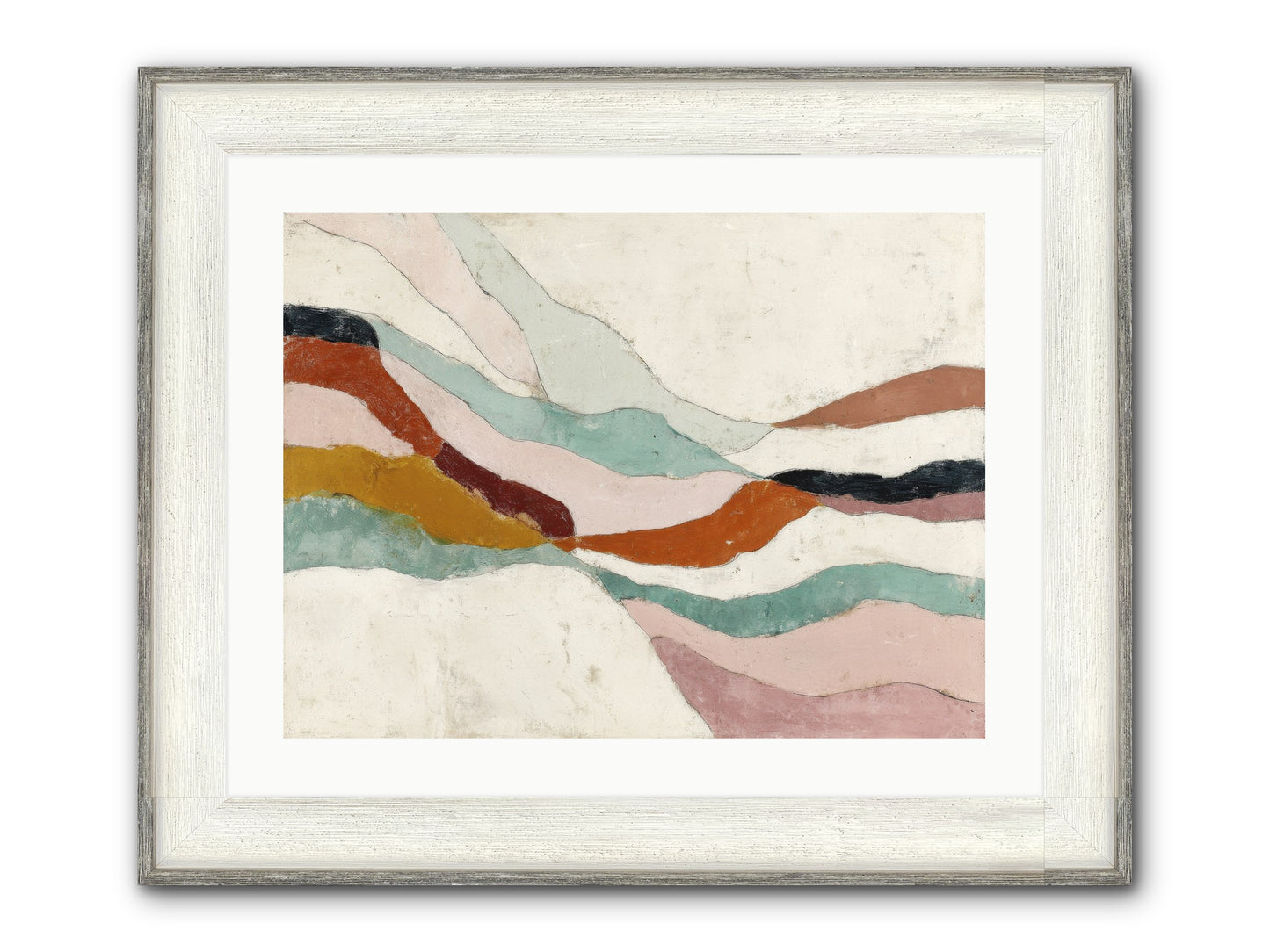 Vernal Framed Print - Driftwood White 24x18